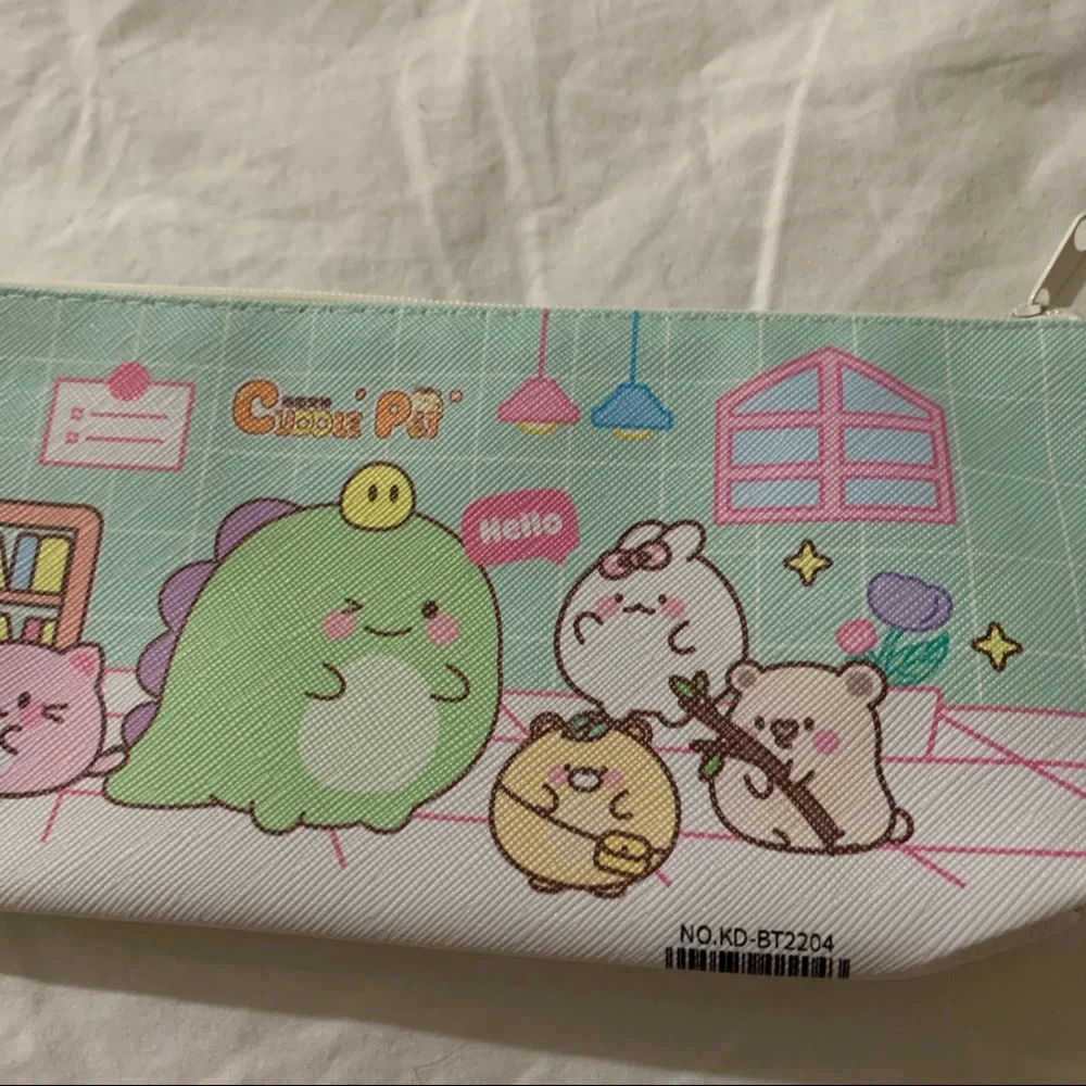 Dinosaur Family Zip Pencil Bag